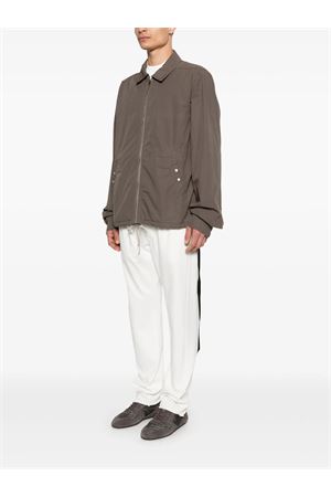 Light brown cotton zip-up jacket RICK OWENS DRKSHDW | DU01F4783CR34